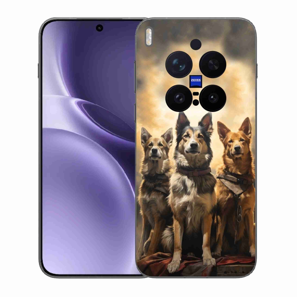 Gelový kryt mmCase na Vivo X300 Pro - tři psi