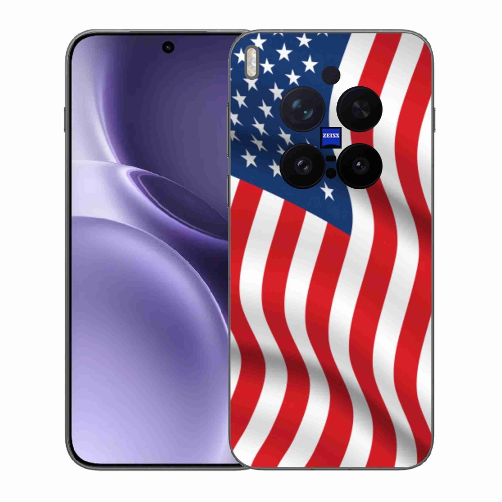 Gelový kryt mmCase na Vivo X300 Pro - USA vlajka