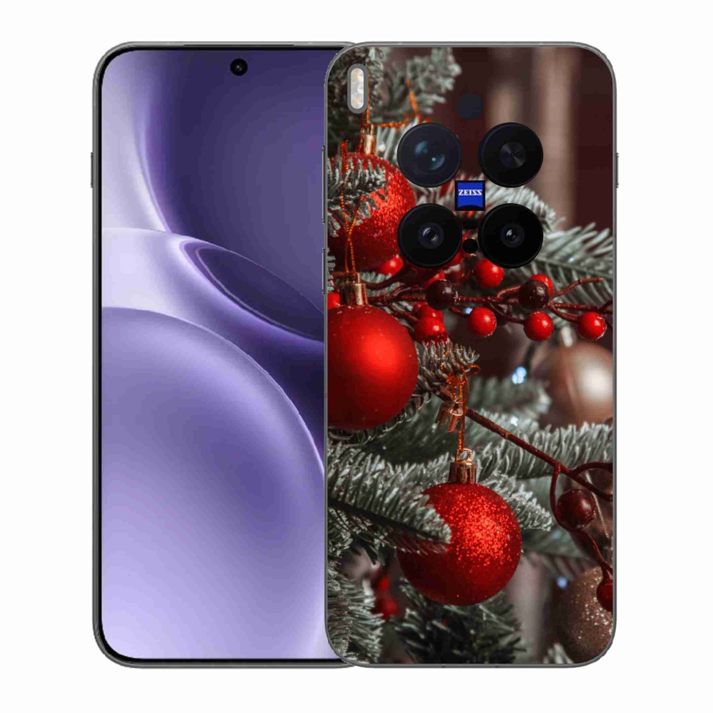 Gelový kryt mmCase na Vivo X300 Pro - vánoční ozdoby 2