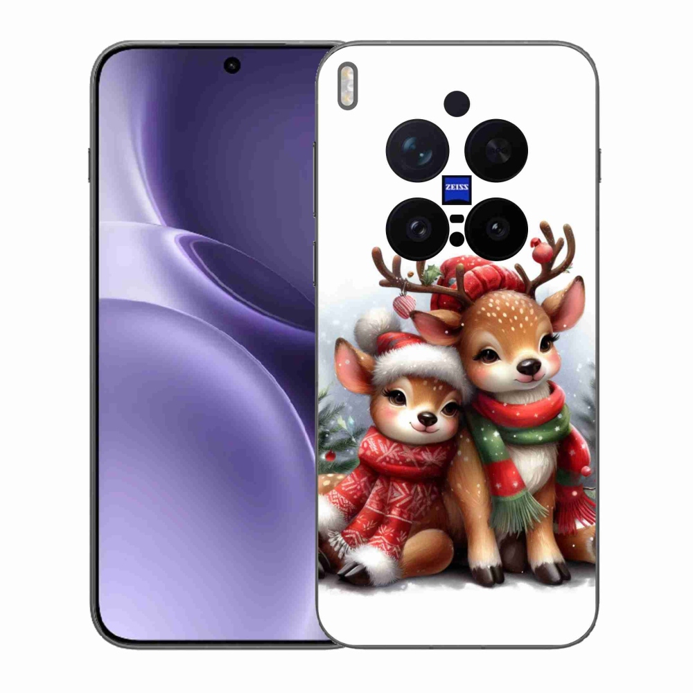 Gelový kryt mmCase na Vivo X300 Pro - vánoční sobi