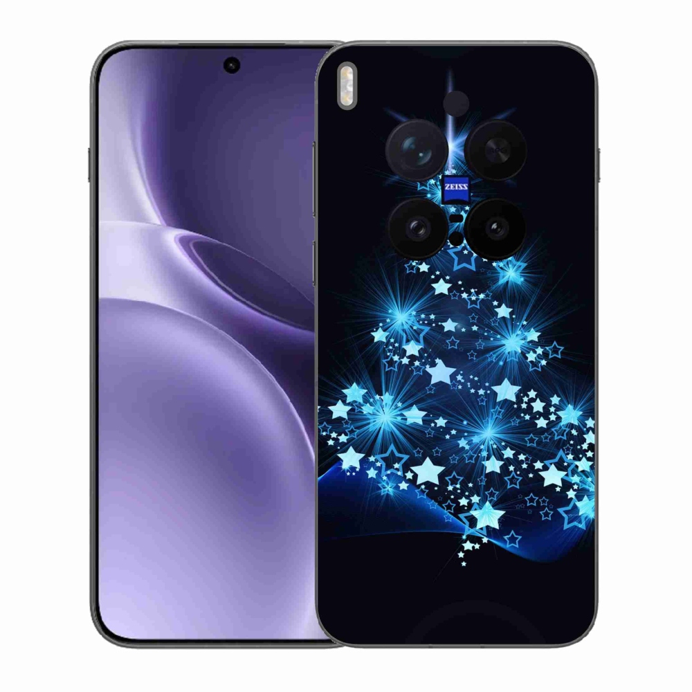 Gelový kryt mmCase na Vivo X300 Pro - vánoční stromek