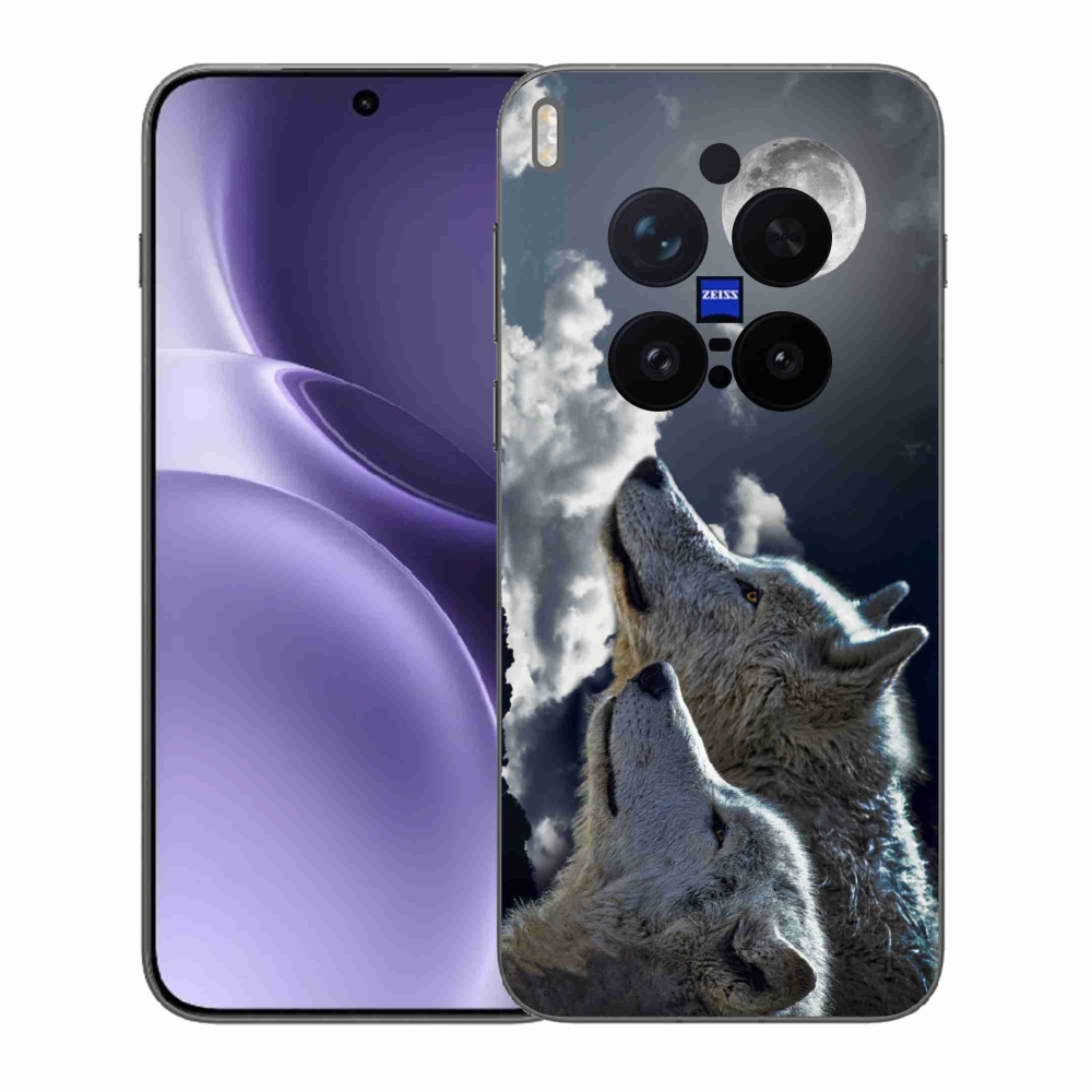 Gelový kryt mmCase na Vivo X300 Pro - vlci