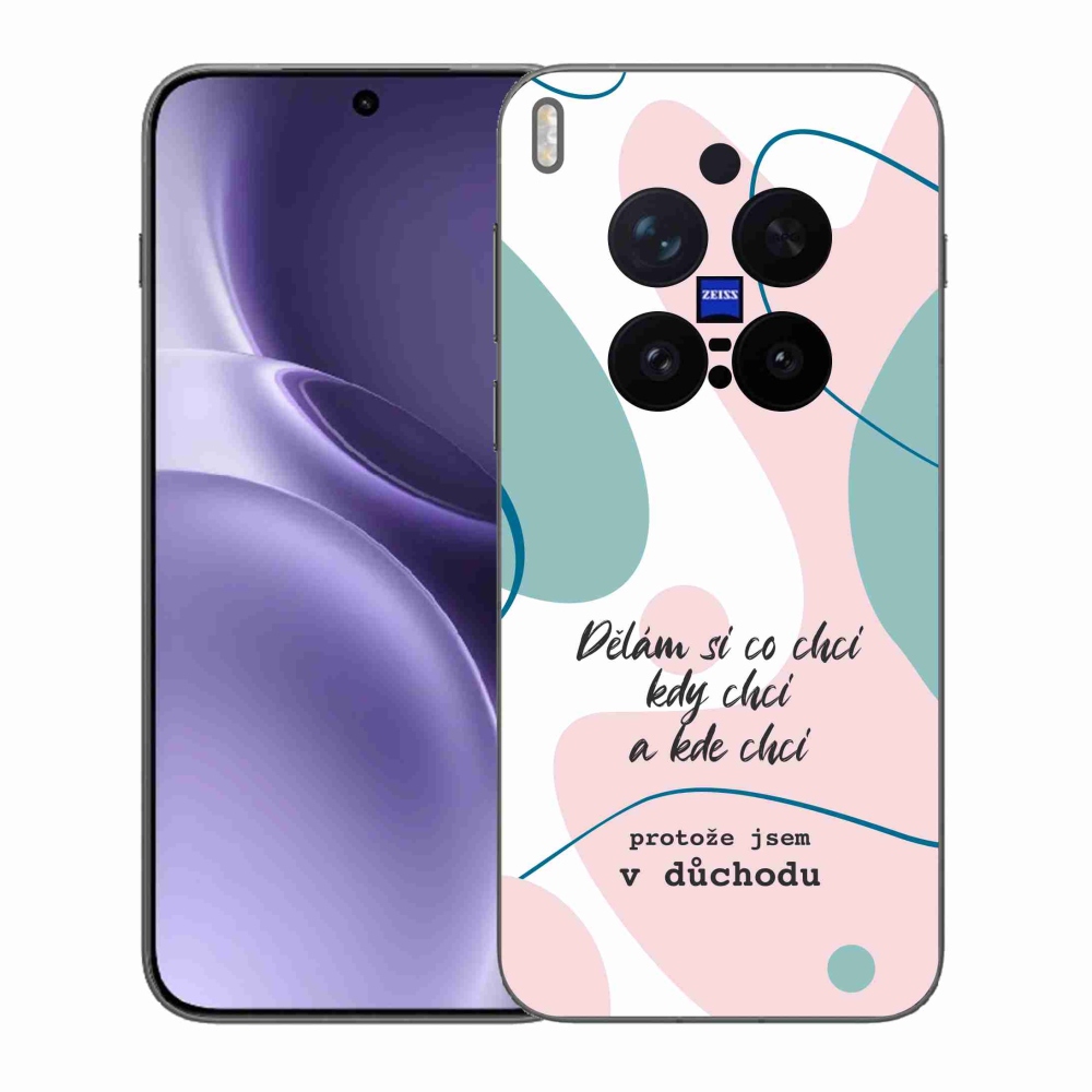 Gelový kryt mmCase na Vivo X300 Pro - vtipný text 10 bílé pozadí