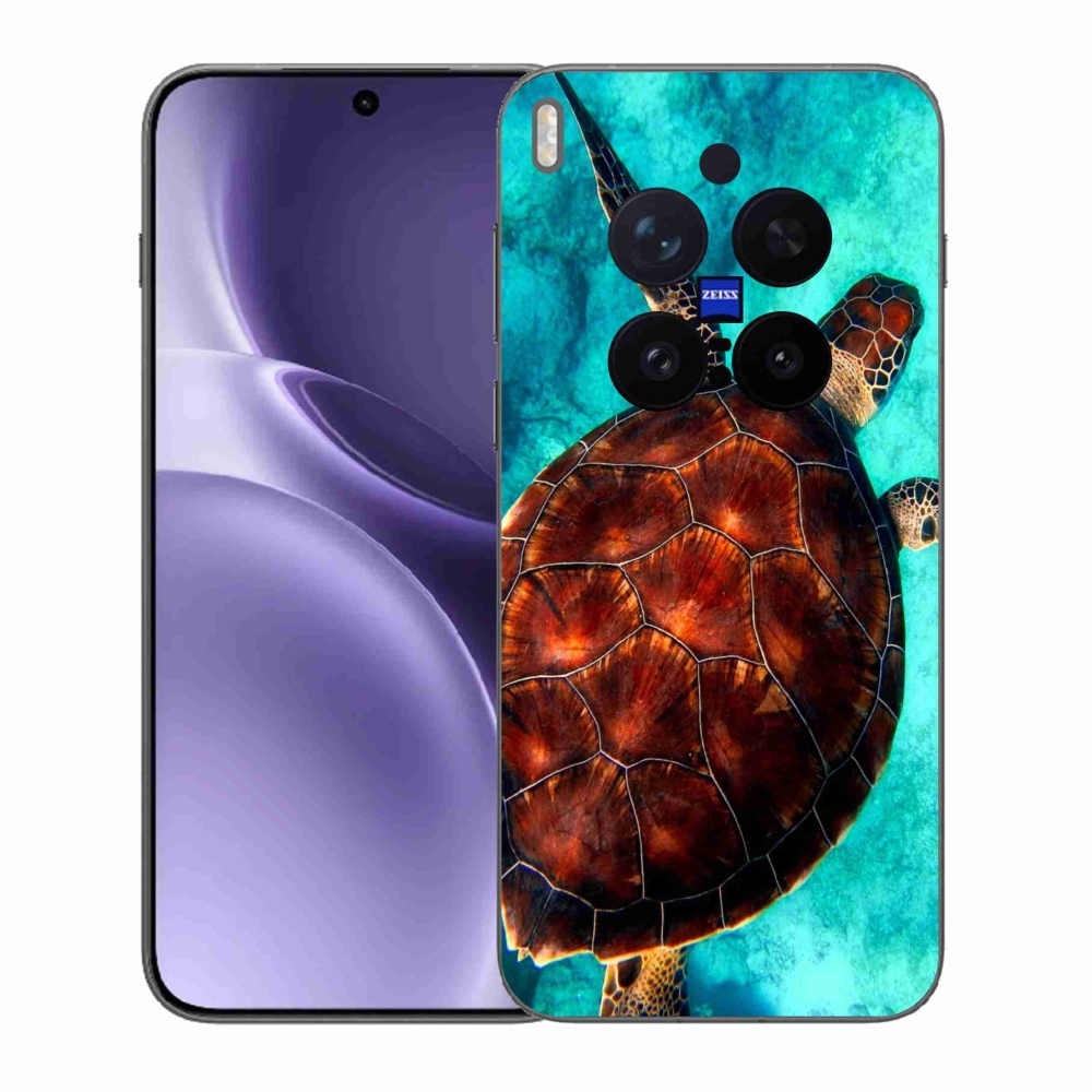 Gelový kryt mmCase na Vivo X300 Pro - želva