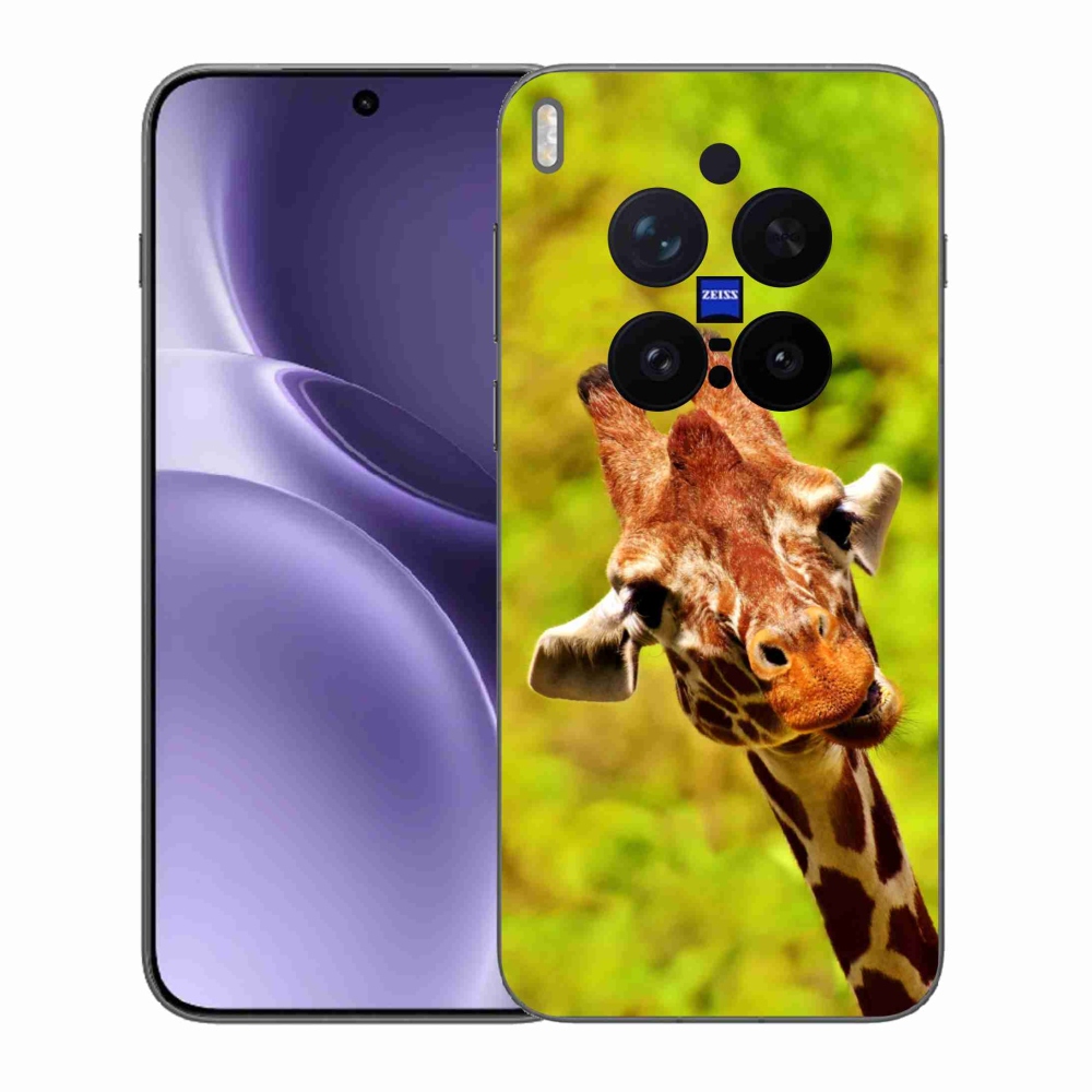 Gelový kryt mmCase na Vivo X300 Pro - žirafa
