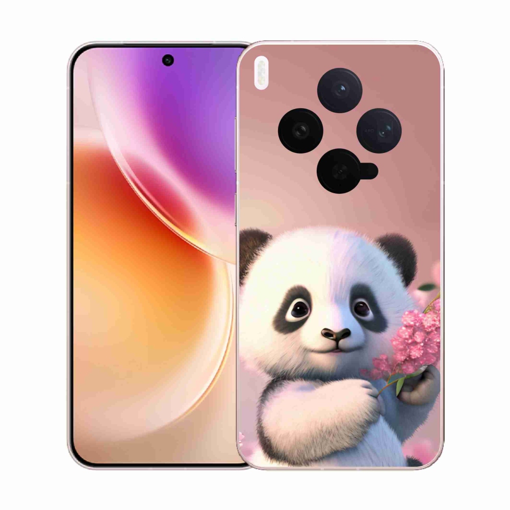 Gelový kryt mmCase na Vivo X300 - roztomilá panda
