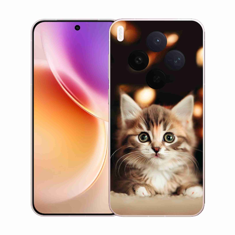 Gelový kryt mmCase na Vivo X300 - roztomilé kotě 2