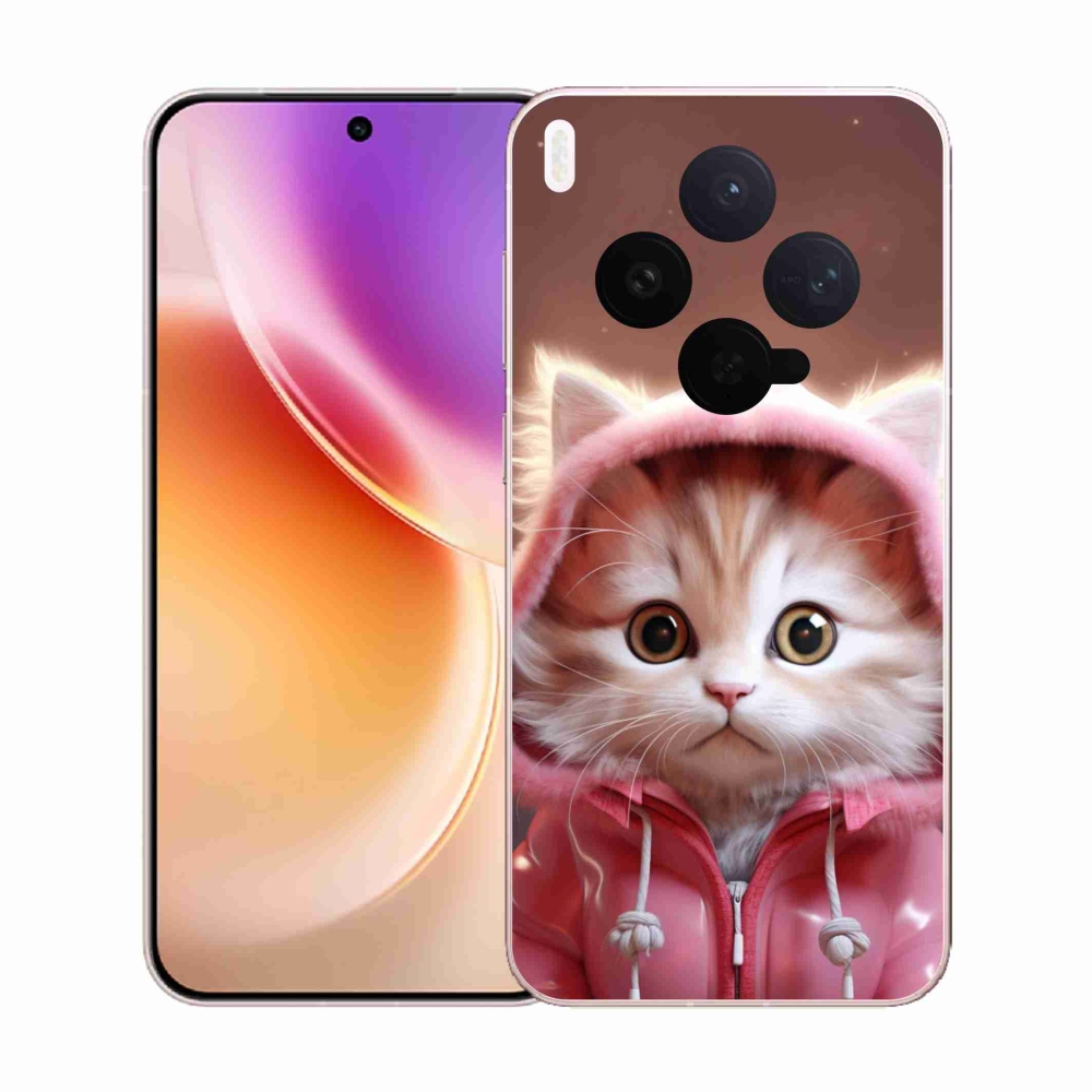 Gelový kryt mmCase na Vivo X300 - roztomilé kotě 3