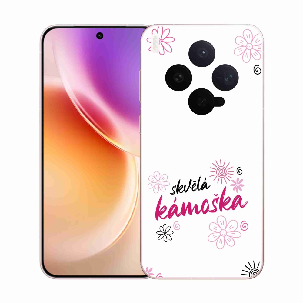 Gelový kryt mmCase na Vivo X300 - skvělá kámoška bílé pozadí