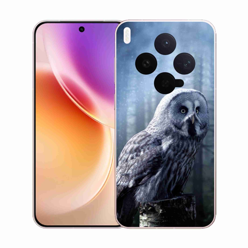 Gelový kryt mmCase na Vivo X300 - sova