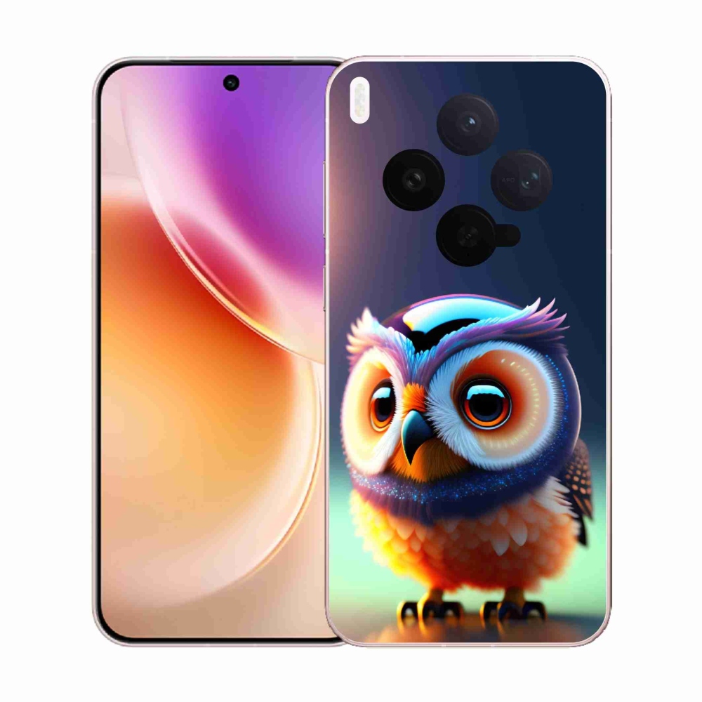 Gelový kryt mmCase na Vivo X300 - sovička