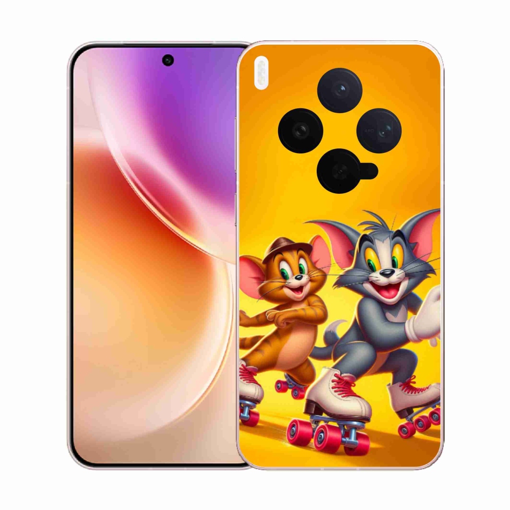 Gelový kryt mmCase na Vivo X300 - tom a jerry