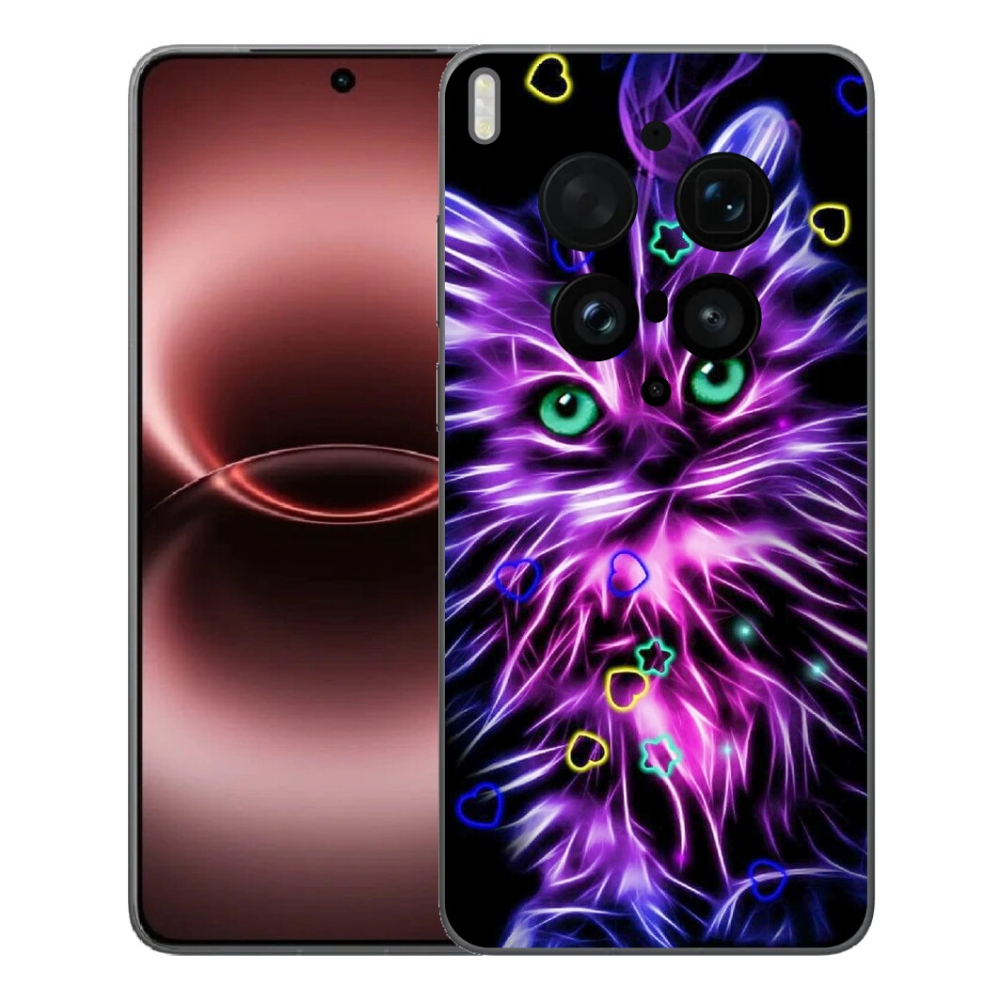 Gelový kryt mmCase na Vivo X300 Ultra - abstraktní kočka