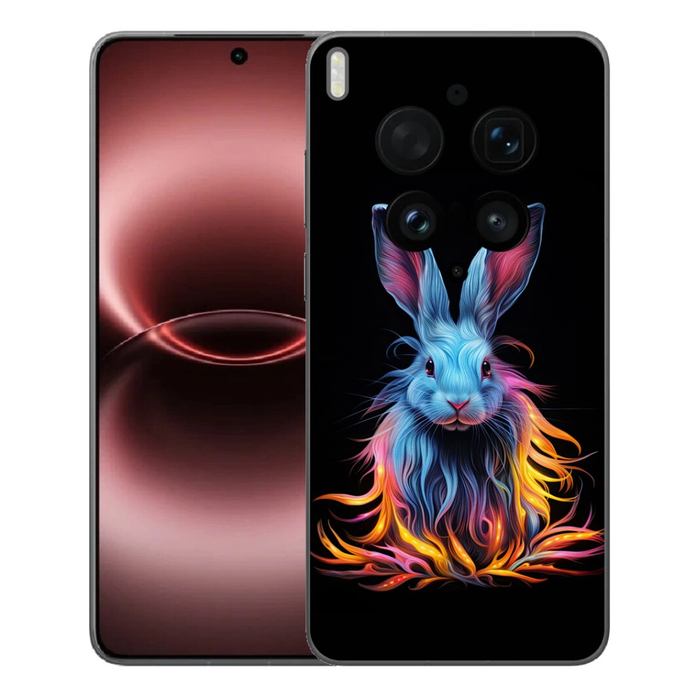 Gelový kryt mmCase na Vivo X300 Ultra - abstraktní zajíc