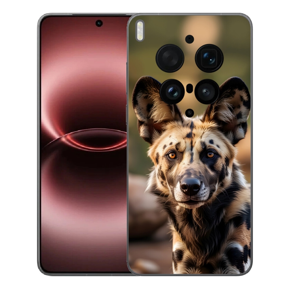 Gelový kryt mmCase na Vivo X300 Ultra - africký divoký pes