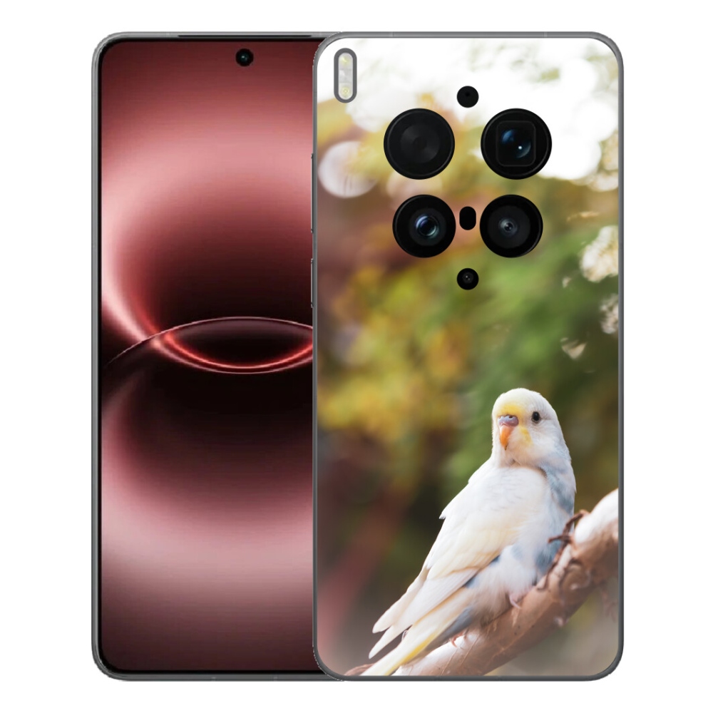 Gelový kryt mmCase na Vivo X300 Ultra - andulka bílá
