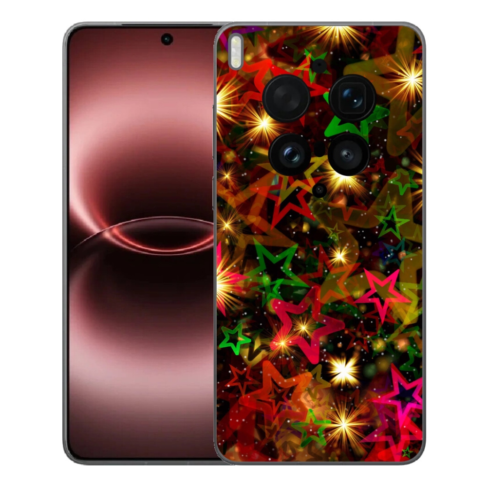 Gelový kryt mmCase na Vivo X300 Ultra - barevné hvězdičky