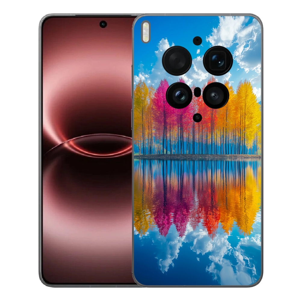 Gelový kryt mmCase na Vivo X300 Ultra - barevné stromy