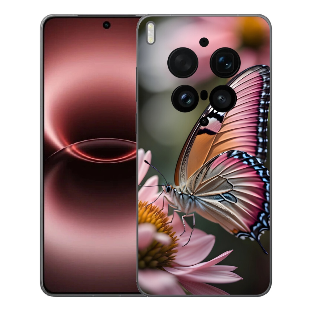 Gelový kryt mmCase na Vivo X300 Ultra - barevný motýl