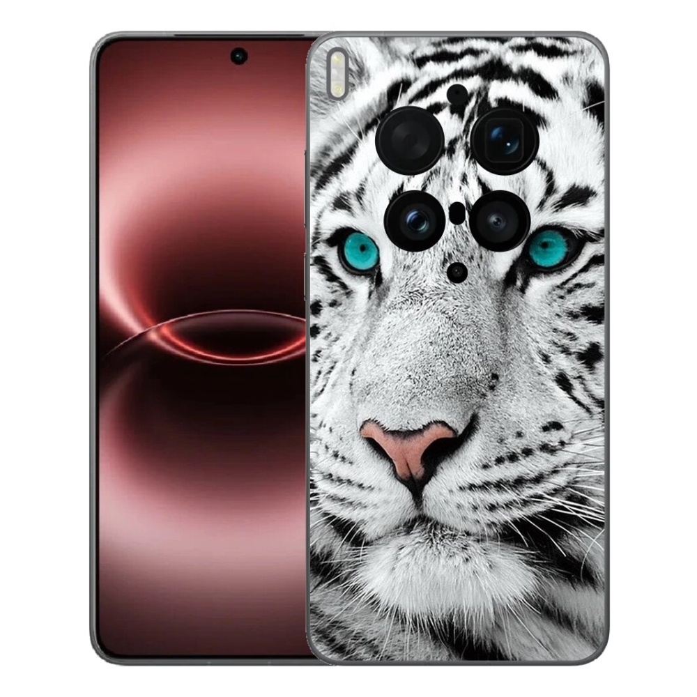 Gelový kryt mmCase na Vivo X300 Ultra - bílý tygr