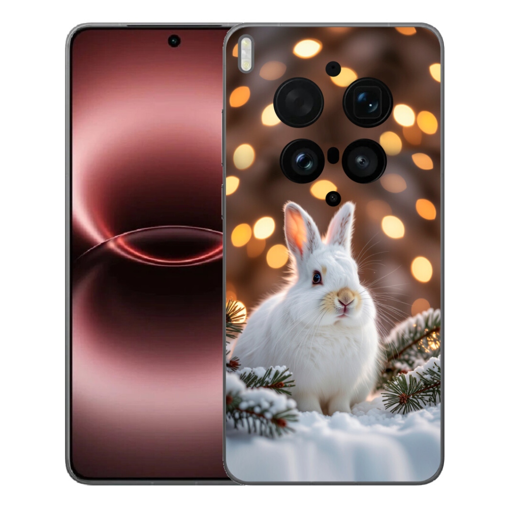 Gelový kryt mmCase na Vivo X300 Ultra - bílý zajíc