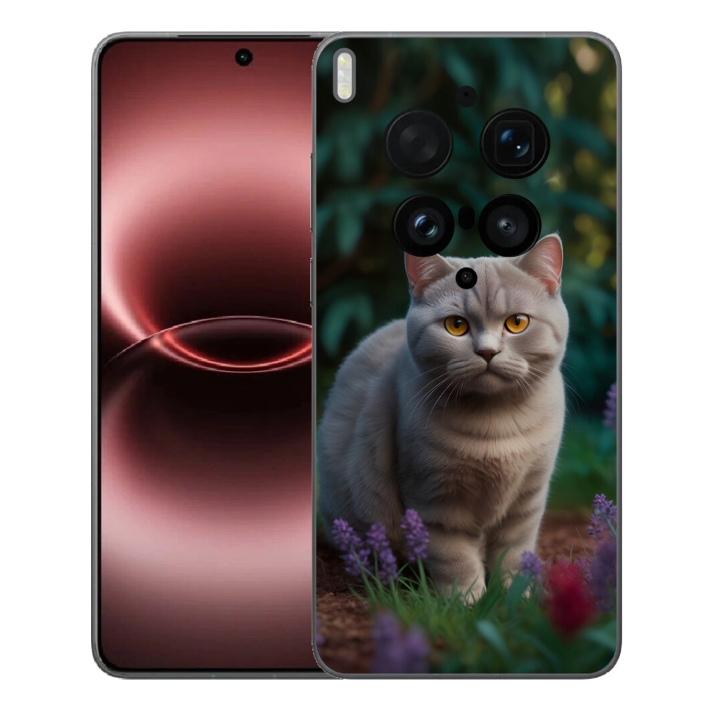 Gelový kryt mmCase na Vivo X300 Ultra - britská kočka