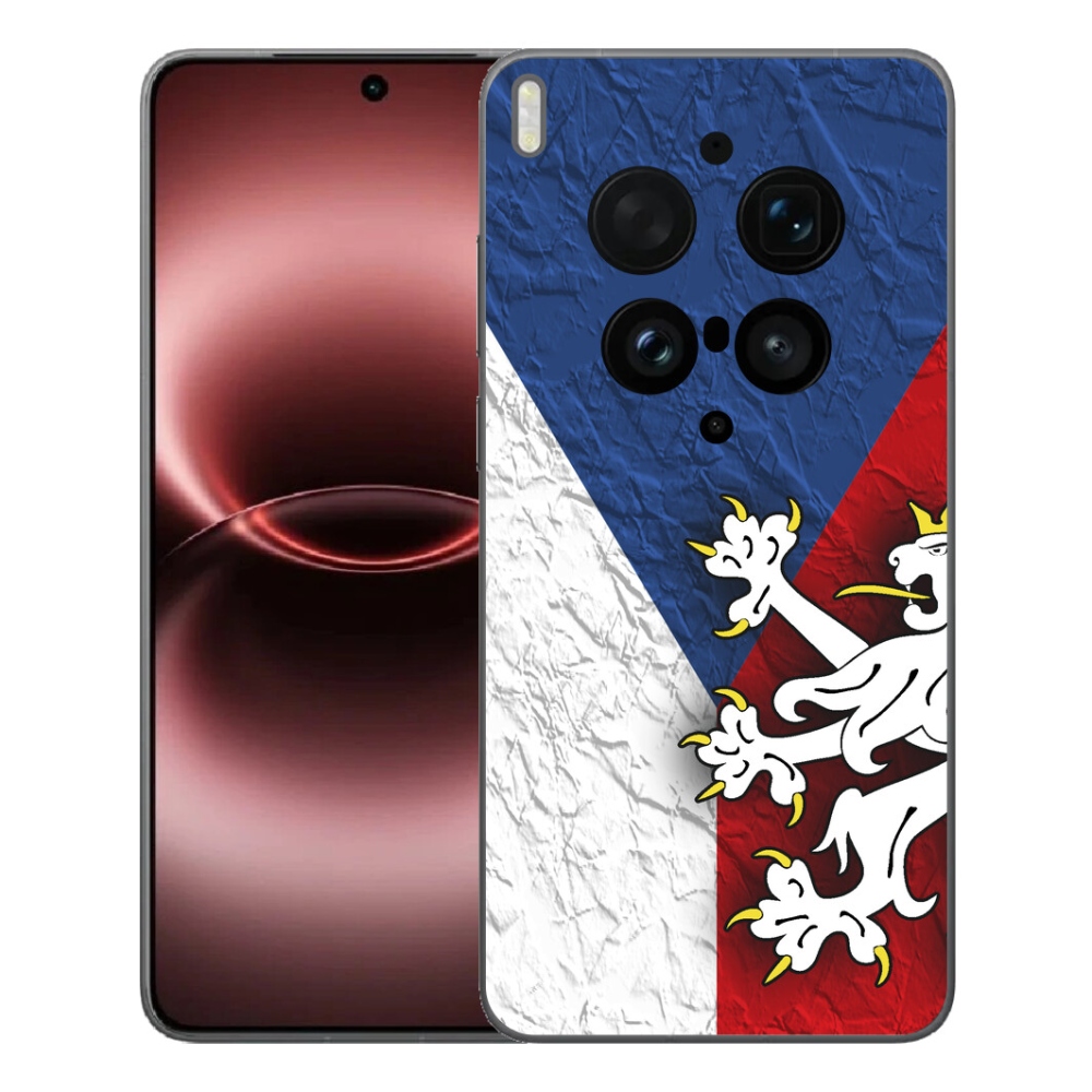 Gelový kryt mmCase na Vivo X300 Ultra - česká vlajka 1