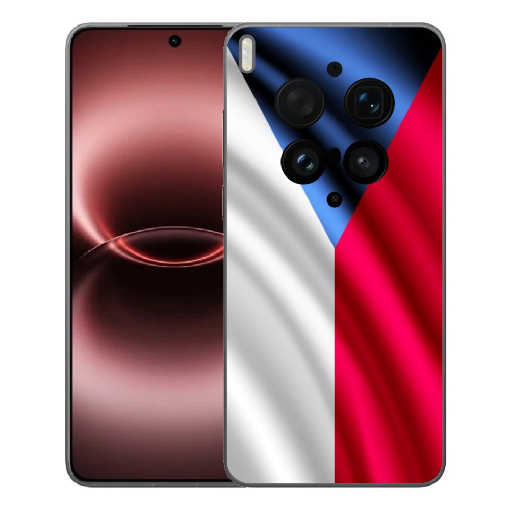 Gelový kryt mmCase na Vivo X300 Ultra - česká vlajka