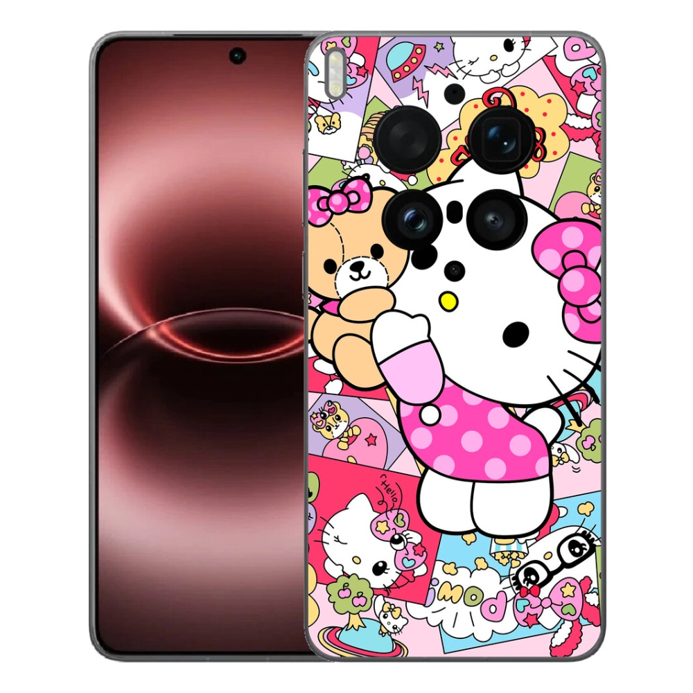 Gelový kryt mmCase na Vivo X300 Ultra - cute kitty