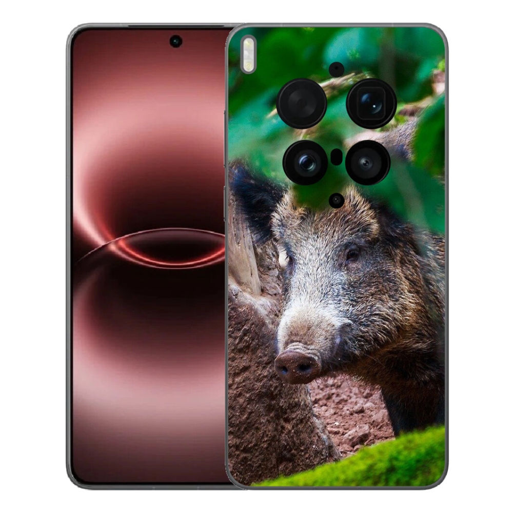 Gelový kryt mmCase na Vivo X300 Ultra - divoké prase