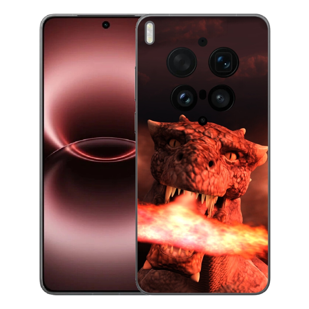 Gelový kryt mmCase na Vivo X300 Ultra - drak