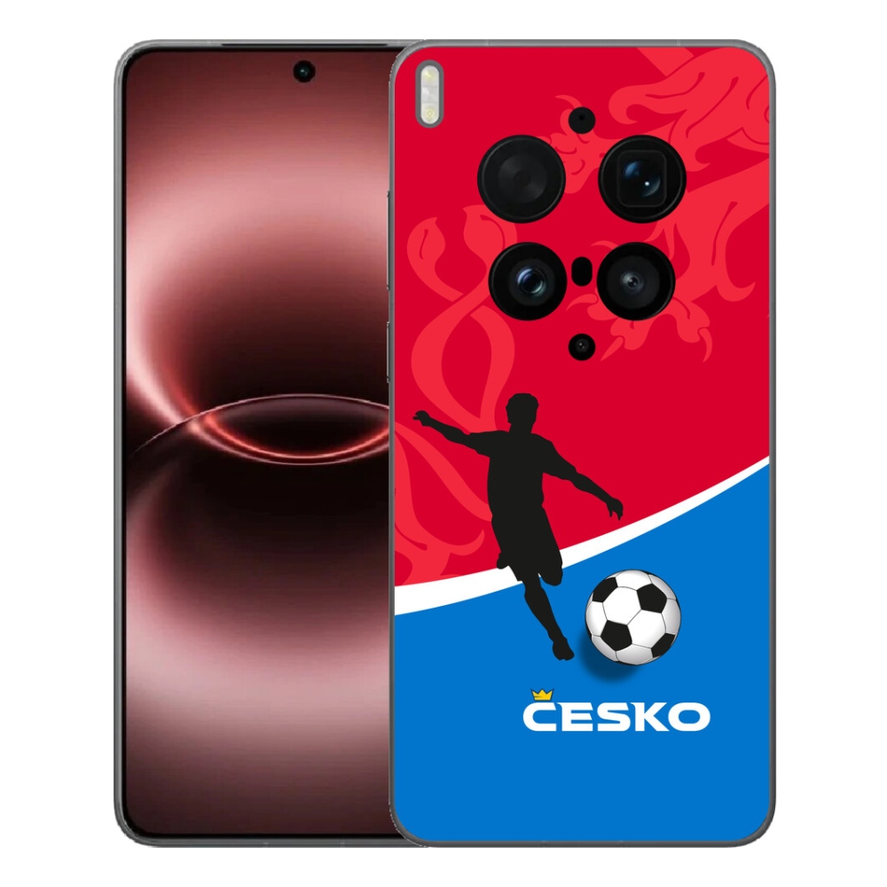 Gelový kryt mmCase na Vivo X300 Ultra - fotbal Česko