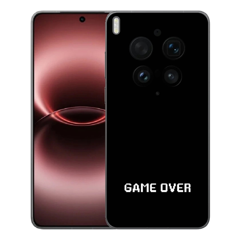 Gelový kryt mmCase na Vivo X300 Ultra - game over černé pozadí