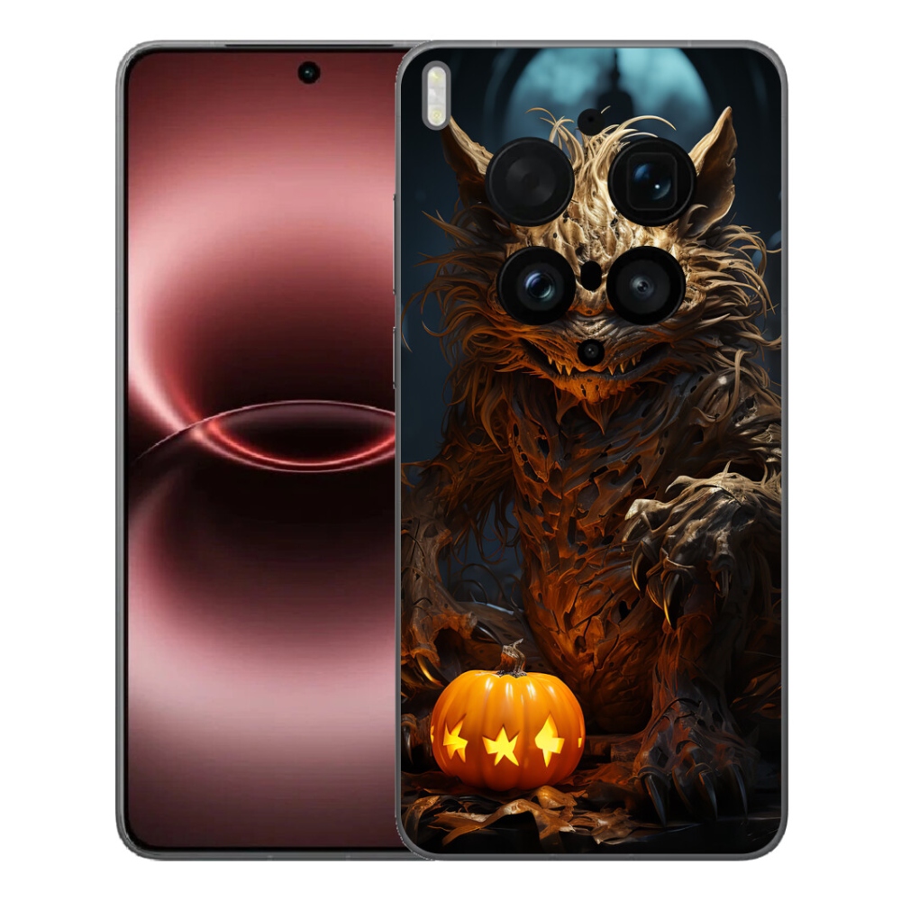 Gelový kryt mmCase na Vivo X300 Ultra - halloweenská příšera