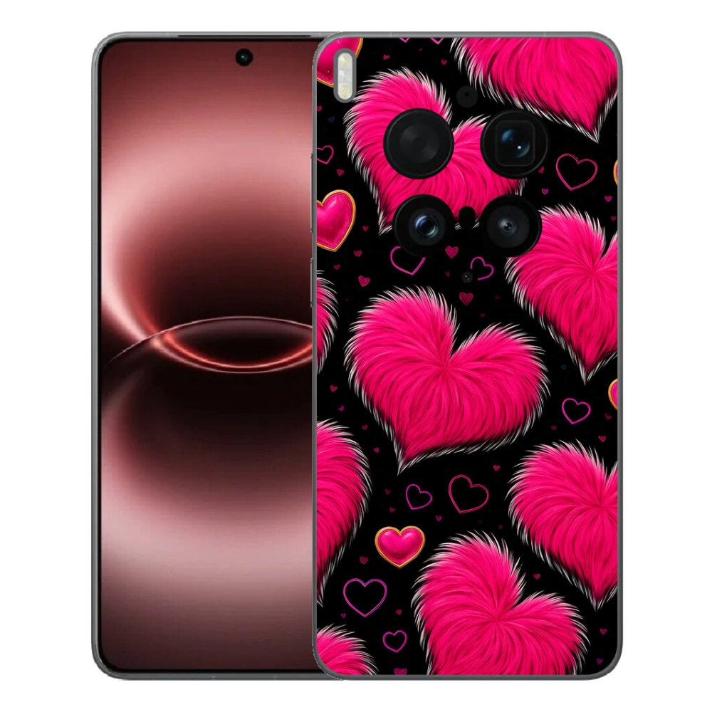 Gelový kryt mmCase na Vivo X300 Ultra - hebká srdce