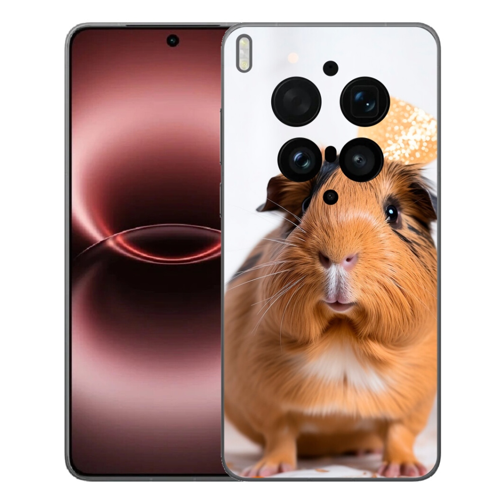 Gelový kryt mmCase na Vivo X300 Ultra - hnědé morče