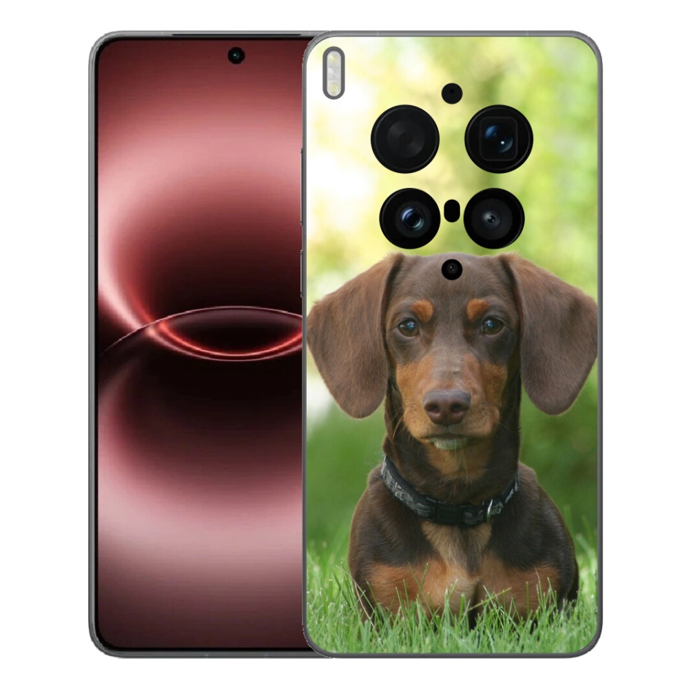 Gelový kryt mmCase na Vivo X300 Ultra - hnědý jezevčík