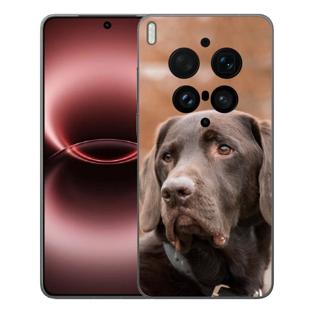 Gelový kryt mmCase na Vivo X300 Ultra - hnědý labrador
