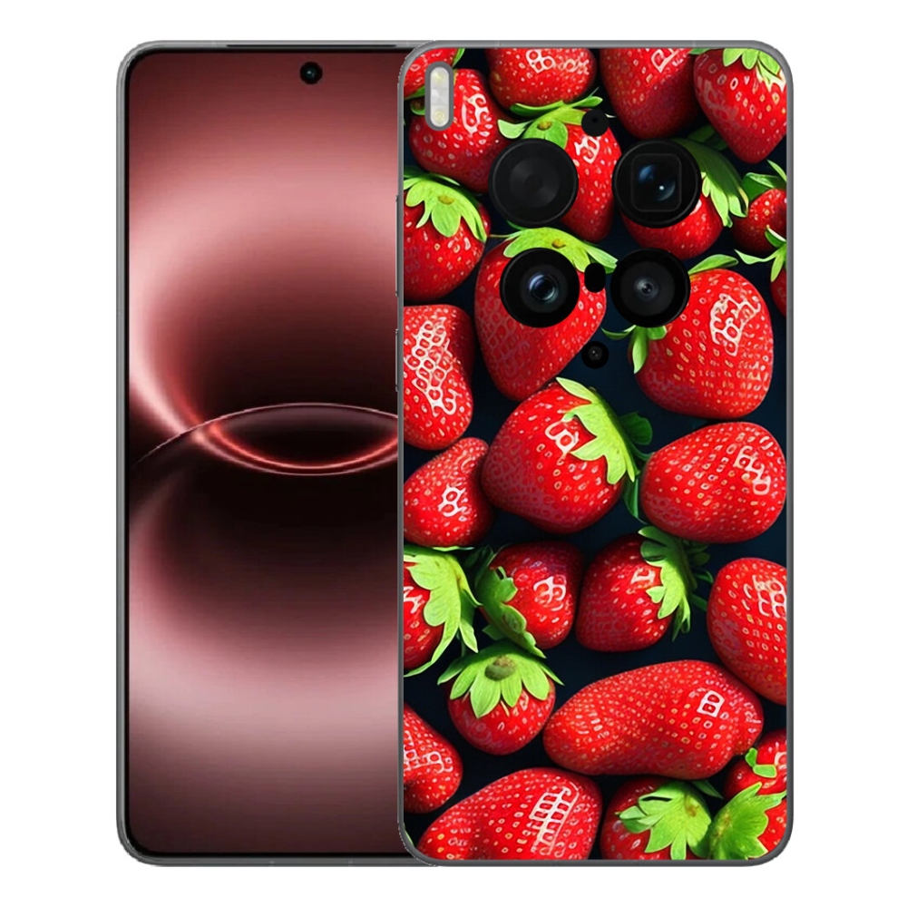 Gelový kryt mmCase na Vivo X300 Ultra - jahody