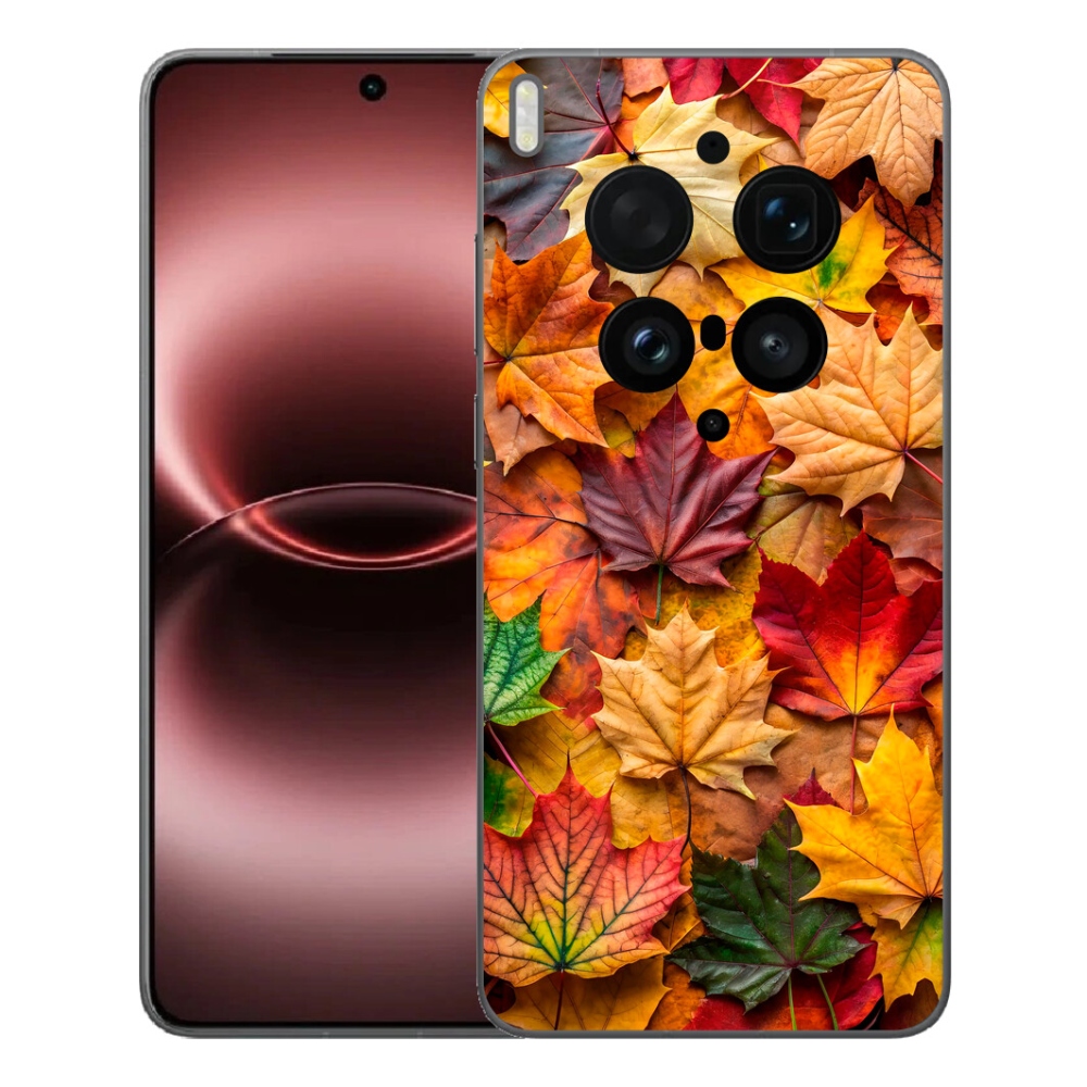 Gelový kryt mmCase na Vivo X300 Ultra - javorové listy 2