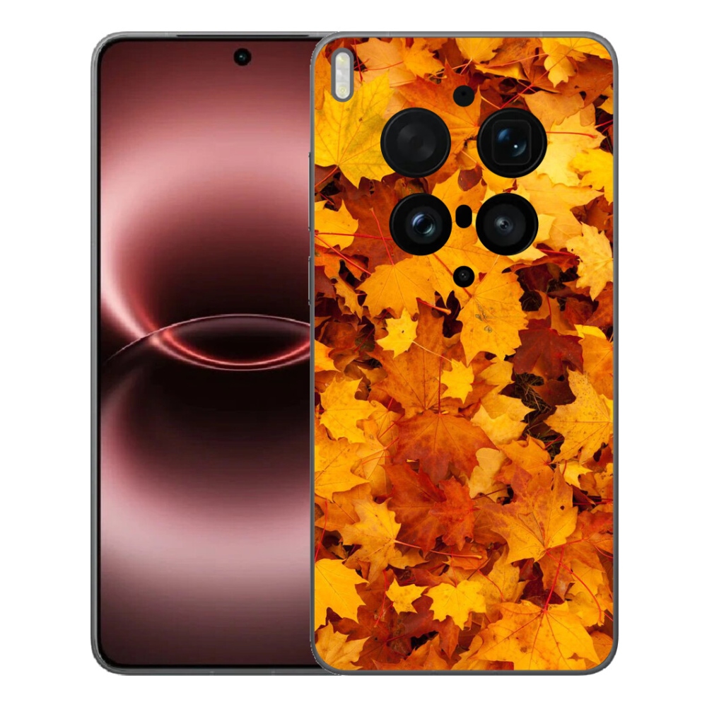 Gelový kryt mmCase na Vivo X300 Ultra - javorové listy