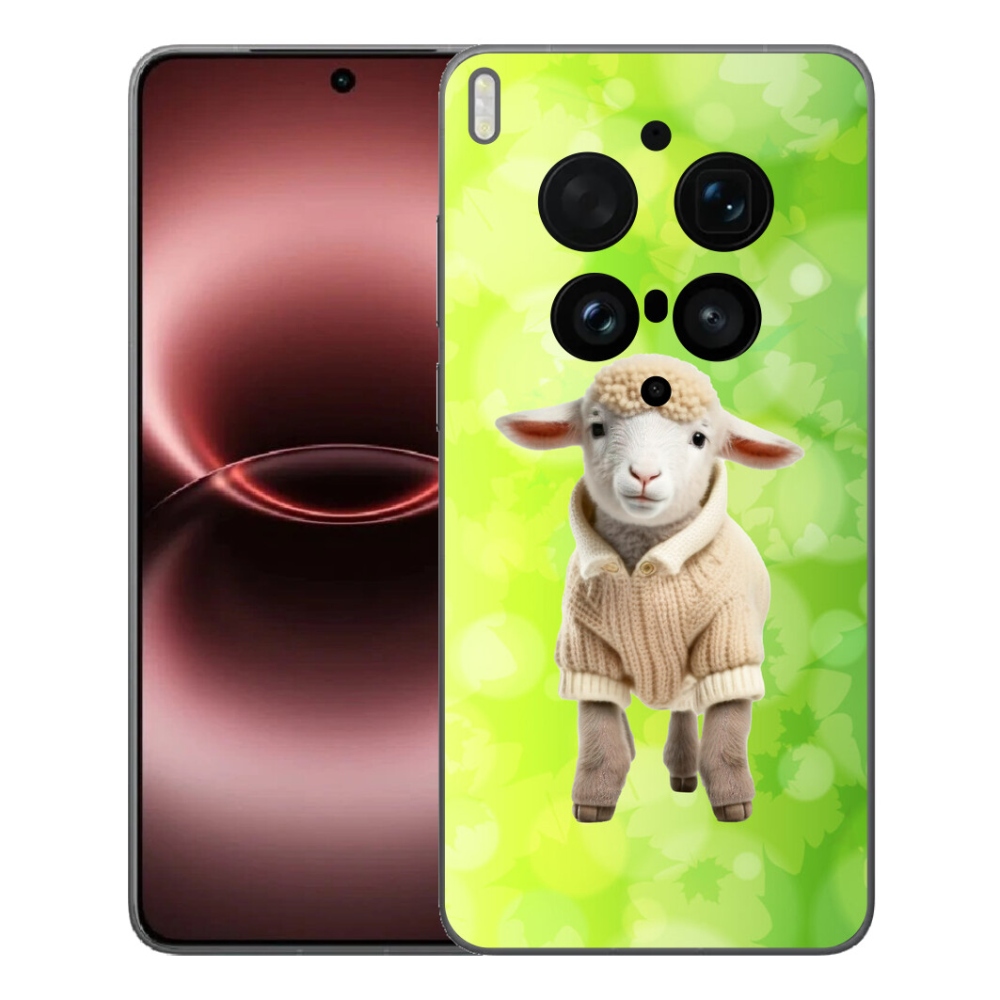 Gelový kryt mmCase na Vivo X300 Ultra - jehně ve svetru
