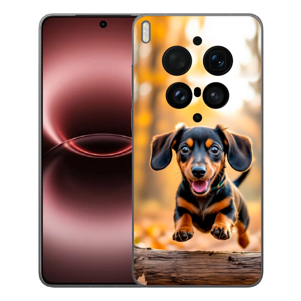 Gelový kryt mmCase na Vivo X300 Ultra - jezevčík 2