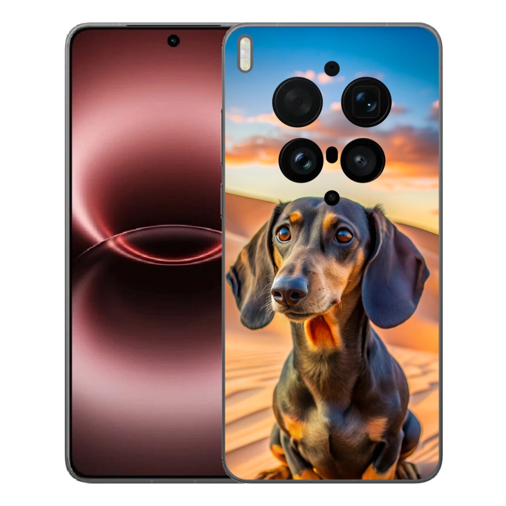 Gelový kryt mmCase na Vivo X300 Ultra - jezevčík 3 