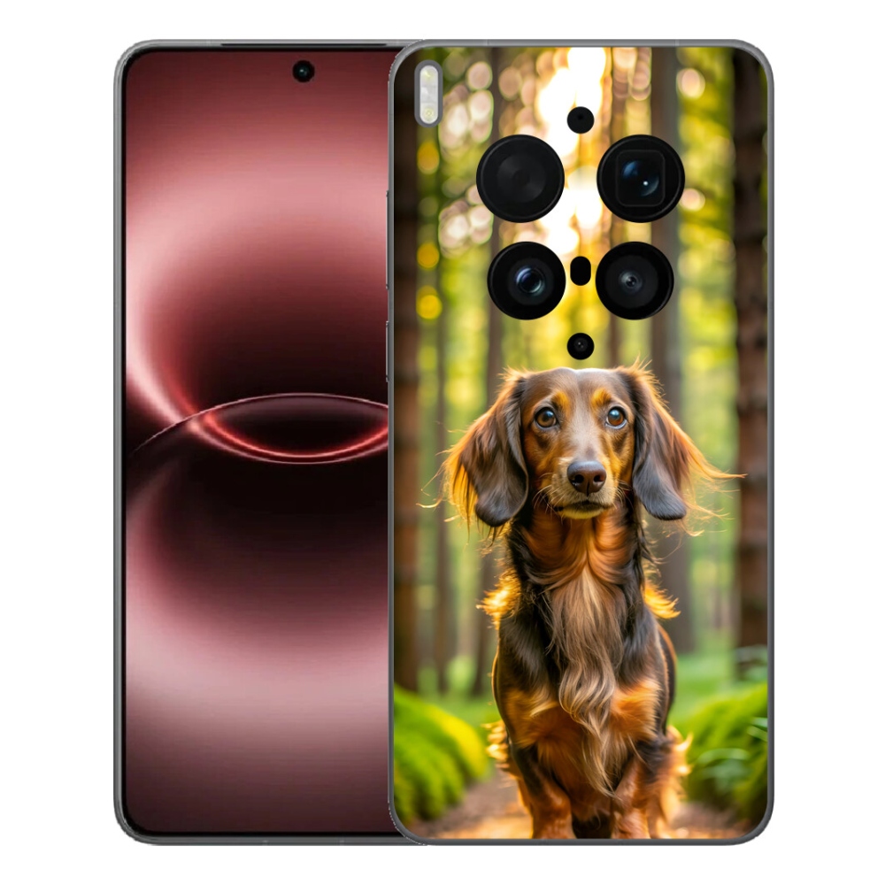 Gelový kryt mmCase na Vivo X300 Ultra - jezevčík 4