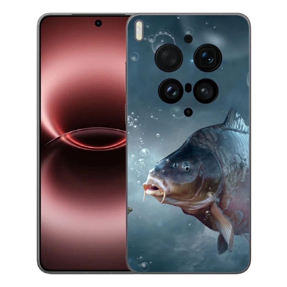 Gelový kryt mmCase na Vivo X300 Ultra - kapr a bublinky
