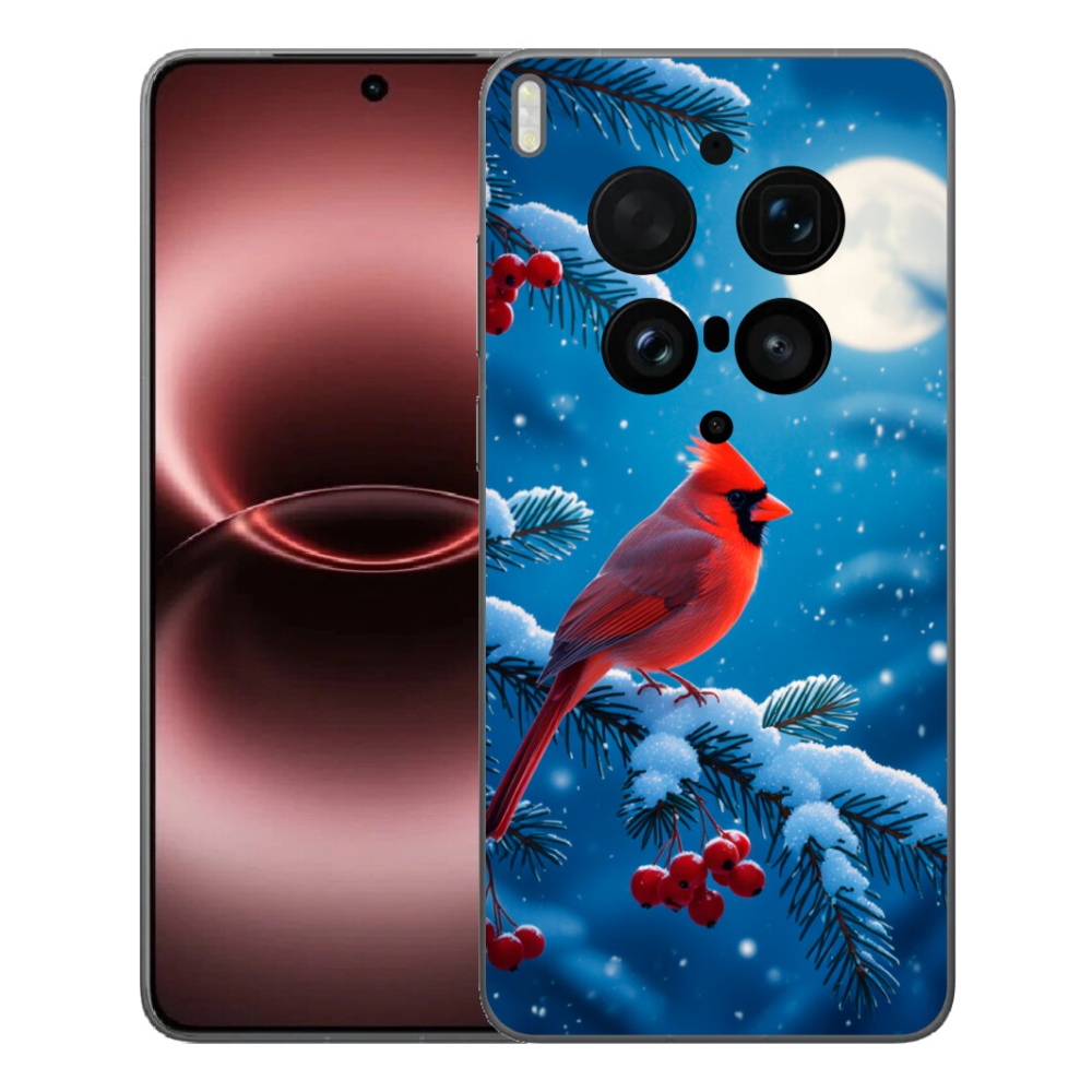 Gelový kryt mmCase na Vivo X300 Ultra - kardinál červený