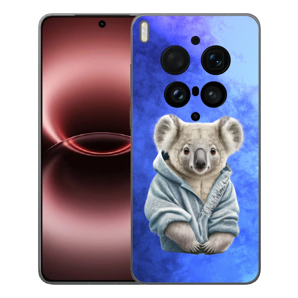 Gelový kryt mmCase na Vivo X300 Ultra - koala ve svetru