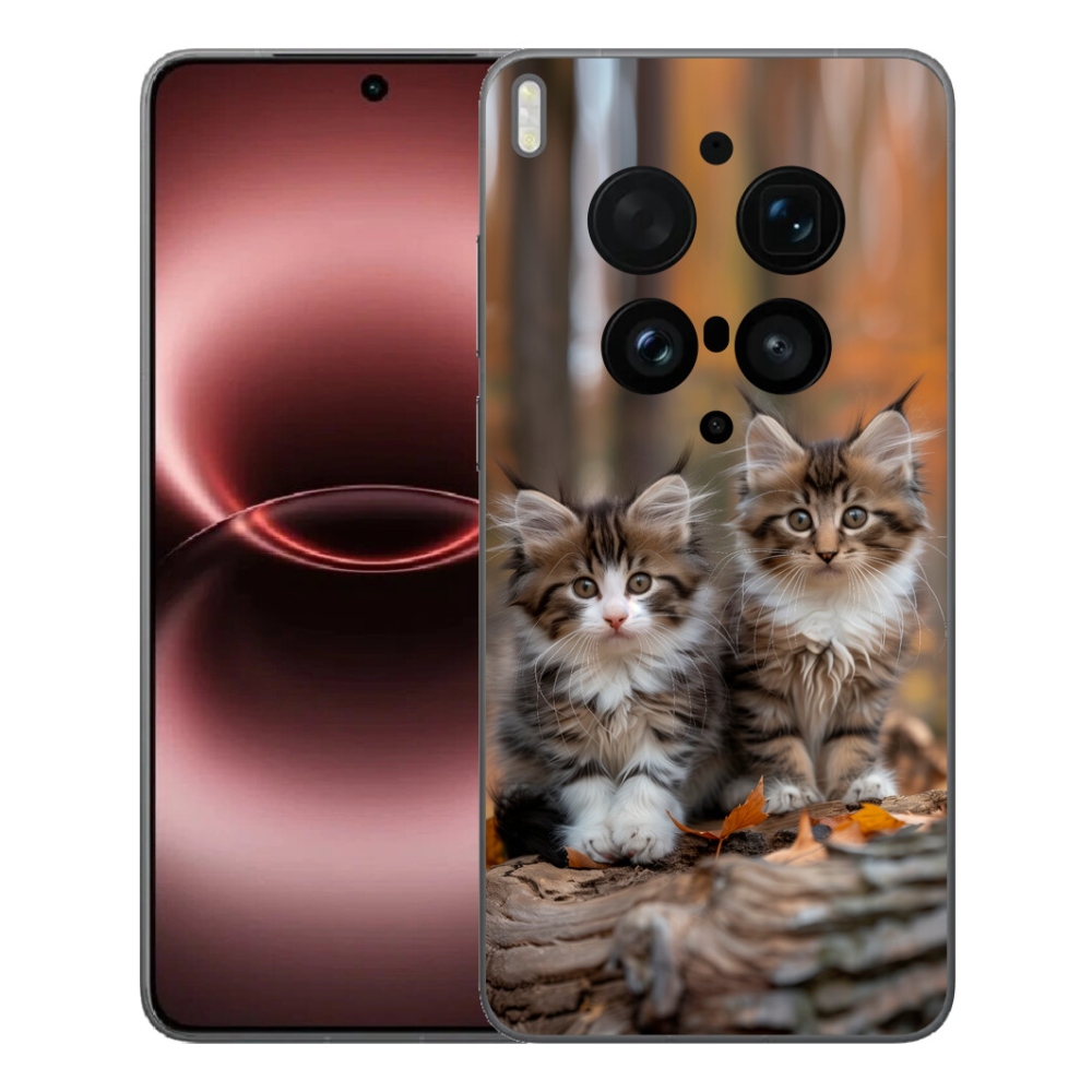 Gelový kryt mmCase na Vivo X300 Ultra - kočičí duo 3
