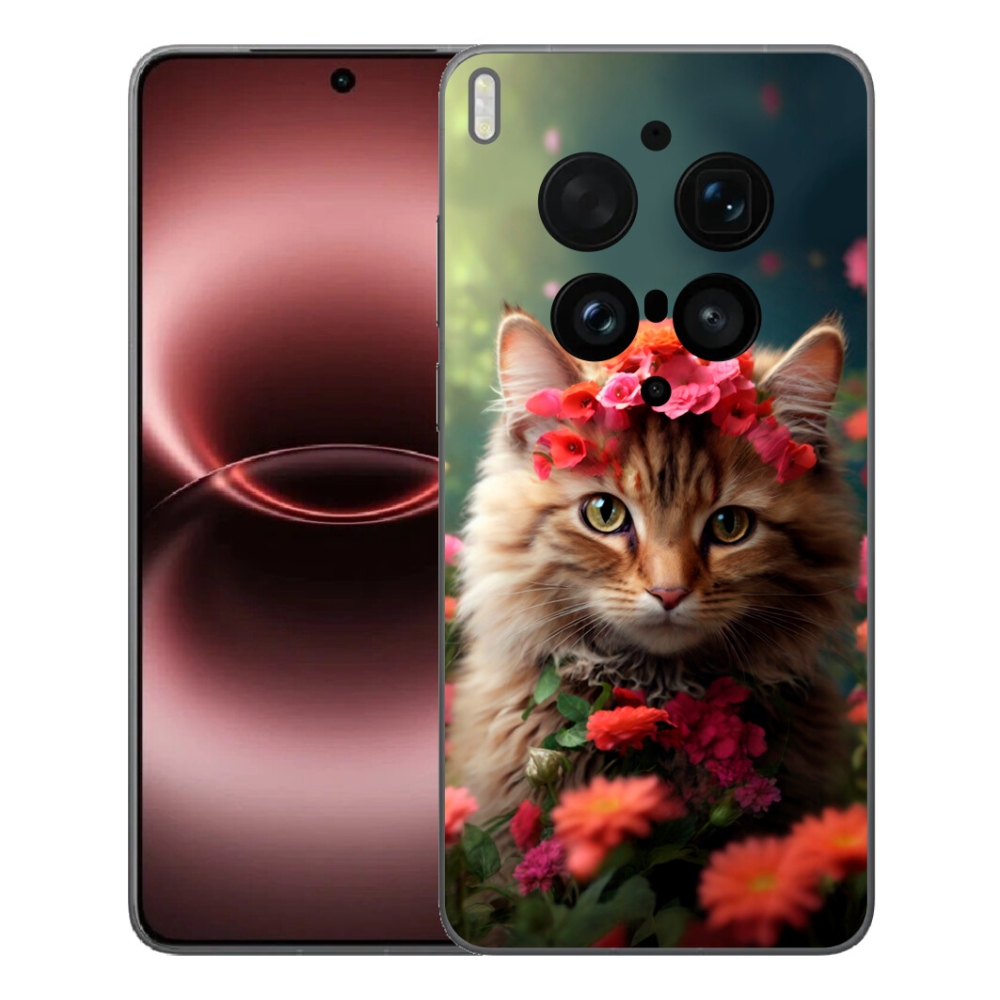 Gelový kryt mmCase na Vivo X300 Ultra - kočíčí princezna